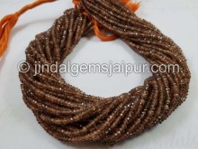 Andalusite Faceted Roundelle Beads